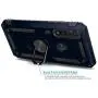 CasemartUSA Phone Case for [Motorola Moto G Power (XT2041)], [Ring Series][Navy Blue] Full Rotating Metal Ring Cover with Kickstand (Tracfone, Straight Talk, Simple Mobile, Consumer Cellular)