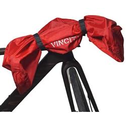 Vincita Water-Resistant Durable Handlebar Rain Cover Bike Cover for Road Bicycles, Bikepacking Accessories