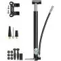 ACACIA Mini Bike Pump Portable Bicycle Pump with Pressure Gauge 130 PSI and Stabilizing Foot Peg Fits Presta and Schrader Valve ACACIA Mini Bike Pump Portable Bicycle Pump with Pressure Gauge 130 PSI and Stabilizing Foot Peg Fits Presta and Schrader Valve