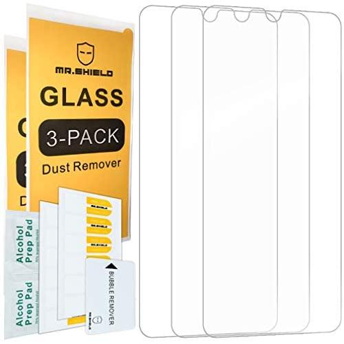 [3-Pack]-Mr.Shield for LG Premier Pro Plus [Shorter Fit for Case Version] [Tempered Glass] [Japan Glass with 9H Hardness] Screen Protector with Lifetime Replacement