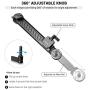 SMALLRIG Rosette Extension Arm Dogbone with Length Adjustable, M6 Rosette 31.8mm - 1870