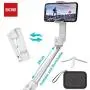 Zhiyun Smooth X, Portable Gimbal Stabilizer, Foldable Selfie Stick, with Intelligence Object Tracking, Compatible with iPhone 11 Pro Xs Max X Smartphone Cell Phone Samsung, Pouch+ Tripod White