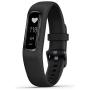 Garmin 010-01995-10 Vivosmart 4, Activity and Fitness Tracker w/ Pulse Ox and Heart Rate Monitor, Midnight W/ Black Band, 0.75 Inches