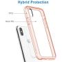 JETech Case for Apple iPhone Xs and iPhone X, Shock-Absorption Bumper Cover, Rose Gold