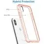JETech Case for Apple iPhone Xs and iPhone X, Shock-Absorption Bumper Cover, Rose Gold JETech Case for Apple iPhone Xs and iPhone X, Shock-Absorption Bumper Cover, Rose Gold