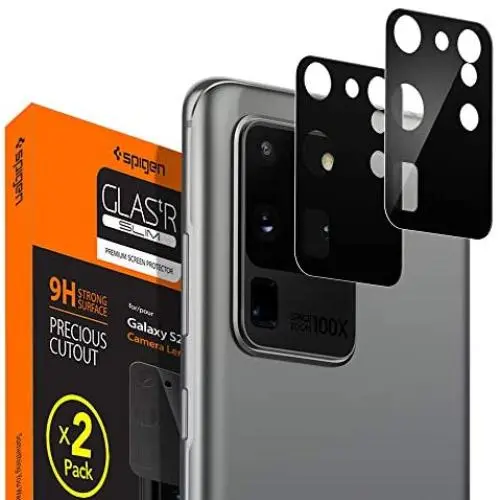 Spigen Camera lens Screen Protector [2 Pack] designed for Galaxy S20 Ultra / S20 Ultra 5G