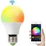 Smart Light Bulb Compatible with Alexa, RGB 60W WiFi Bulb Compatible with Amazon Echo and Google Assistant. Multicolor, Dimmable, No Hub Required, Widget, IFTTT and Siri Shortcut Smart Light Bulb Compatible with Alexa, RGB 60W WiFi Bulb Compatible with Amazon Echo and Google Assistant. Multicolor, Dimmable, No Hub Required, Widget, IFTTT and Siri Shortcut