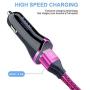 Dual Port Type C Car Charger Adapter with USB C Charger Cable 6ft Compatible for Samsung Galaxy S10e S10+ S10 S9 Note 10 9 8 A50, OnePlus 7 6T 6 5T 5 3T, Google Pixel 3a XL 3XL 3 2XL