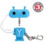 ENHANCE Y-BoT 2.0 3.5mm Audio Headphone , Headset , Earbud , Speaker Splitter -Works with Apple iPhone 5S , LG G3 , Samsung Galaxy S5 , HTC One M8 , OnePlus One and more Smartphones **Includes SD Card Reader**
