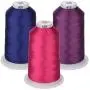 Simthread 42 Options Various Assorted Color Packs of Polyester Embroidery Machine Thread Huge Spool 5000M for All Embroidery Machines (Pink Blue Purple) Simthread 42 Options Various Assorted Color Packs of Polyester Embroidery Machine Thread Huge Spool 5000M for All Embroidery Machines (Pink Blue Purple)