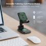 MEISO Wireless Charging Cell Phone Stand, Fully Foldable, Adjustable Phone Cradle,10W Max Qi-Enabled Wireless Charging Holder for iPhone 11/ES/MAX/XS/XR/X/8,AirPods/Pro,Samsung Galaxy S20/S10/S9/S8
