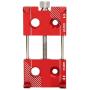 Enrilior Bicycle Aluminum Alloy Mobile Phone Bracket Bike Handlebar Clip Stand Navigation Holder(Red)