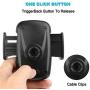 Crazefoto Car Phone Mount,CD Slot Car Phone Holder Universal Car Cradle Mount with Three-Side Grips and One-Touch Compatible with iPhone11/11Pro/X/8/8Plus/7/7Plus/6s/6P,Galaxy S5/S6/S7/S8, Google etc