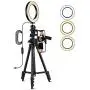 6 Inch LED Selfie Ring Light for Makeup Live Stream and YouTube Video Dimmable LED Camera Light with Tripod Stand & Cell Phone Holder for iPhone Android Phone,3 Light Modes & 11 Brightness 6 Inch LED Selfie Ring Light for Makeup Live Stream and YouTube Video Dimmable LED Camera Light with Tripod Stand & Cell Phone Holder for iPhone Android Phone,3 Light Modes & 11 Brightness