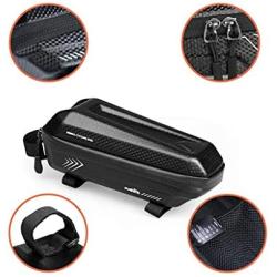 LIYG Bicycle Frame Bag, Waterproof Handlebar Bag, Tube Bag, Bicycle Accessories, Waterproof Bicycle, Mobile Phone Bag, Bicycle Top Tube Bag, Suitable for Smart Phones