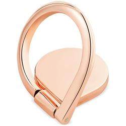 Ring for Phone (2 Pack), WizGear Universal Ring Holder Grip with Stand Holder and Magnet for Magnetic Car Mount for All Smartphones and Devices (Rose Gold)