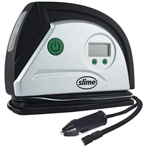 Slime 40051 Digital Tire Inflator (12-Volt), Compact and Portable Air Compressor Pump with Auto Shutoff Technology Slime 40051 Digital Tire Inflator (12-Volt), Compact and Portable Air Compressor Pump with Auto Shutoff Technology