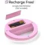 Selfie Ring Light by TalkWorks - Small Clip On LED Video Conference Lighting Circle Cell Phone Light Ring for iPhone/Android, iPad, Laptop Computer, Webcam/Zoom, Camera/Photography, Recording - Pink