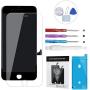 BeeFix Fit iPhone 8 Screen Replacement Black (4.7 Inch) 3D Touch LCD Screen Digitizer Replacement Display Assembly Repair Kits with Waterproof Adhesive,Tempered Glass,Tools and Instruction