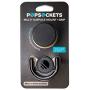 PopSockets: Collapsible Grip & Stand for Phones and Tablets - Black & Mount