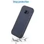 JETech Case for Samsung Galaxy S7 Protective Cover with Shock-Absorption and Carbon Fiber Design (Blue)