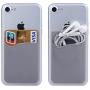Pofesun Phone Card Holder, 3 Pack Mix Color Adhesive Sticker ID Credit Card Wallet Pocket Pouch Sleeve Universal Compatible for Smartphone, iPhone, iPad, Tablet, Android and More.(Black, White, Gray)