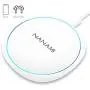 Fast Wireless Charger, NANAMI 7.5W Charging Pad Compatible iPhone SE/11/11 Pro/11 Pro Max/XS Max/XS/XR/X/8 Plus,10W Qi Charger for Samsung S20 S10 S9 S8 S7 Note 10+/9/8 & New Airpods-Ultra Slim Design