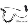 Apple Certified iPhone Car Charger - Ultra Durable 4ft Coiled Lightning Cable - 3.4 Amp Rapid Power - for iPhone 11 XS Max XR X 8 Plus 7 6S 6 SE 5S 5C 5 iPad Mini Air Pro iPod - Extra USB Port (Black)