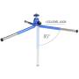 Lightweight Mini Webcam Tripod Logitech Webcam C920 C922 Small Camera Tripod Mount Cell Phone Holder Stand (Blue)