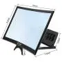 12 Curved Screen Magnifier Cell Phone 3D HD Anti-Blue Light Amplifier Projector Screen Enlarger for Movies, Videos, and Gaming, Foldable Phone Stand Compatible with iPhone and Android All Cellphones 12 Curved Screen Magnifier Cell Phone 3D HD Anti-Blue Light Amplifier Projector Screen Enlarger for Movies, Videos, and Gaming, Foldable Phone Stand Compatible with iPhone and Android All Cellphones
