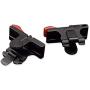 Turbo Controller D9 Portable Game Controller Gamepad Mobile Phone L1 R1 Trigger Shooting Aim Key Button Gamepad Joystick for iOS Android-Black-,