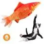 Beewarm Electric Flopping Cat Kicker Fish Toy, Realistic Flopping Fish, Wiggle Fish Catnip Toys, Motion Kitten Toy, Plush Interactive Cat Toys, Fun Toy for Cat Exercise