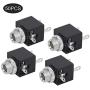 Audio Socket Plug Adapter Terminals Electrical Accessory DIP 3.5MM Pin with Nut for Mobile Phone and Headset