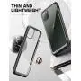 Supcase Unicorn Beetle Style Series Case Designed for Iphone 11 Pro Max 6.5 Inch (2019 Release), Premium Hybrid Protective Clear Case (Black)