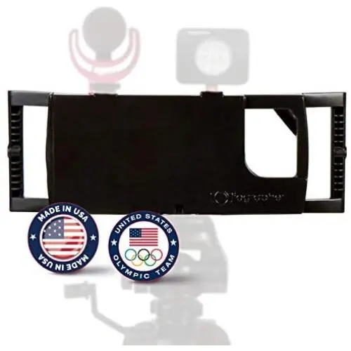 iOgrapher Filmmaking Case for Smartphone, Holder & Rig System -Turn Your Phone Into A Movie Camera! Perfect for Vlogging, YouTube Recording- Easy to Use - mounts Vertical and Landscape on Tripod iOgrapher Filmmaking Case for Smartphone, Holder & Rig System -Turn Your Phone Into A Movie Camera! Perfect for Vlogging, YouTube Recording- Easy to Use - mounts Vertical and Landscape on Tripod