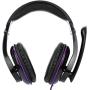 Stereo Gaming Headset PS4 Xbox One X, Anivia A9S Wired Over Ear Headphone with Mic for PC MAC Laptop Mobile iPad Nintendo Switch Games(Black Purple)