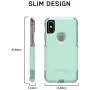 OtterBox COMMUTER SERIES Case for iPhone Xr - Frustration Free Packaging - BESPOKE WAY (BLAZER BLUE/STORMY SEAS BLUE)