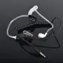 TWAYRDIO 3.5mm Receiver and Listen Only Surveillance Headset Clear Acoustic Earpiece with One Pair Medium Earmolds for Two-Way Radios, Transceivers and Radio Speaker Mics Jacks TWAYRDIO 3.5mm Receiver and Listen Only Surveillance Headset Clear Acoustic Earpiece with One Pair Medium Earmolds for Two-Way Radios, Transceivers and Radio Speaker Mics Jacks