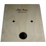 Zither Heaven Artisan Curly Maple 12 NoteThumb Piano with Black Walnut top made in the USA