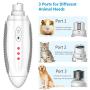 Petacc New 2019 Dog Nail Grinder, Powerful 3-Speed Rechargeable Electric Pet Nail Trimmer with 2 Grinding Wheel, Painless Paws Grooming & Smoothing for Small Medium Large Dogs & Cats