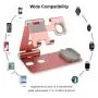 Cell Phone Stand and Watch Stand,Universal Desktop Stand Holder, Compatible with for for IPad, iPhone 6s 7 8 X Plus, Nintendo Switch (Rose Gold) Cell Phone Stand and Watch Stand,Universal Desktop Stand Holder, Compatible with for for IPad, iPhone 6s 7 8 X Plus, Nintendo Switch (Rose Gold)