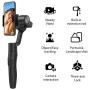 Feiyutech Vimble 2S 3-Axis Smartphone Gimbal Handheld Stabilizer 180mm Extendable Pole Tripod foriPhone X,iPhone XR,iPhone Xs,iPhone 8,iPhone7Plus,Huawei P9,Samsung S8+S9 Plus,XIAOMI