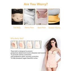 WeTest Postpartum Belly Support Recovery Wrap - Recover Belly waist pelvis Belt Body Shaper Postnatal Shapewear