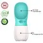 MalsiPree Dog Water Bottle, Leak Proof Portable Puppy Water Dispenser with Drinking Feeder for Pets Outdoor Walking, Hiking, Travel, Food Grade Plastic
