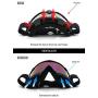 SPOSUNE Motorcycle Goggles, ATV Dirt Bike Off Road Racing MX Riding Goggle Anti-Scratch Dustproof Bendable UV400 Eyewear Padded Soft Thick Foam,Adjustable Strap Adults Cycling Motocross