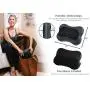 Zyllion Shiatsu Back and Neck Massager - Kneading Massage Pillow with Heat for Shoulders, Lower Back, Calf - Use at Home and Car, Black, (ZMA-13-BK) Zyllion Shiatsu Back and Neck Massager - Kneading Massage Pillow with Heat for Shoulders, Lower Back, Calf - Use at Home and Car, Black, (ZMA-13-BK)