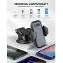 VICSEED Car Phone Mount, [Thick Case & Big Phones Friendly] Long Arm Suction Cup Phone Holder for Car Dashboard Windshield Air Vent Hands Free Clip Cell Phone Holder Compatible with All Mobile Phones