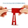 Ulanzi ST-04 Aluminum Phone Tripod Mount Adapter Vertical Video Bracket Cell Phone Clip 360 Degree Smartphone Video Tripod Clamp Compatible for iPhone 11 Xs X Samsung Android Instagram IGTV Livestream