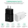 YesTree Type C Fast Charger, 2 Pack Adaptive Fast Charging Wall Charger and 5Feet USB Type C Data Cable Kit Compatible with Samsung Galaxy S8/ S9 Note8/ S8 Plus/S9 Plus/Other Smartphones(Black+ White) YesTree Type C Fast Charger, 2 Pack Adaptive Fast Charging Wall Charger and 5Feet USB Type C Data Cable Kit Compatible with Samsung Galaxy S8/ S9 Note8/ S8 Plus/S9 Plus/Other Smartphones(Black+ White)