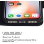 Arae Case for iPhone X/Xs, Premium PU Leather Wallet Case [Wrist Straps] Flip Folio [Kickstand Feature] with ID&Credit Card Pockets for iPhone X (2017) / Xs (2018) 5.8 inch (not for Xr) - Black